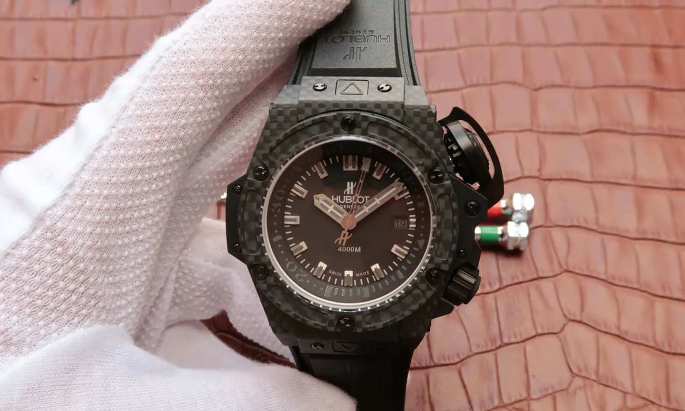 Hublot King Power Oceanographic 4000M 731.QX.1140.RX V6 Factory 1:1 Best Edition Replica Watch Carbon Fiber Case